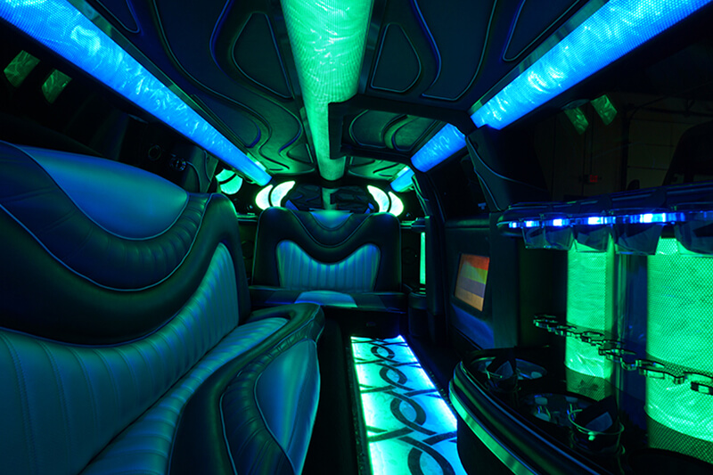 hummer limousine interior